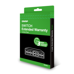 QNAP prodloužená záruka pro switch, typ GREEN-3Y-El