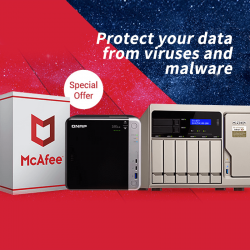 QNAP licence MCAFEE na 2 roky