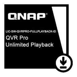 QNAP licence do systému QVR Pro pro neomezené přehrávání