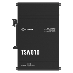 Teltonika průmyslový neřízený switch, 5x ETH port, 10/100 Mbps, auto MDI/MDIX crossover