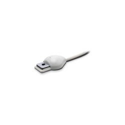Temperature and humidity sensor, 180cm cable, white