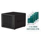 NAS Synology DS923+ +4xHAT3300-4T, 2x Gb LAN