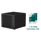 NAS Synology DS923+ +2xHAT3300-4T, 2x Gb LAN