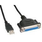 USB paralelní port (DB-25, 1,8m)