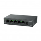 Synology switch neřízený, 5x 1GbE RJ45, z toho 4x PoE 30W