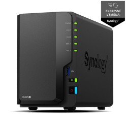 NAS Synology DS225+ 2xSATA server, 1Gb+2,5Gb LAN