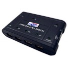 USB docking station (USB 2.0 hub,SP,2xPS/2,LAN)